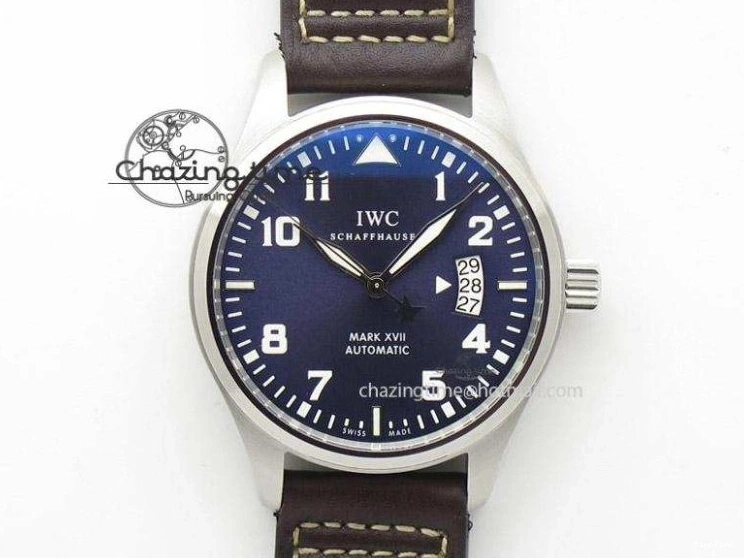 MIROTIME 0404 Practical Calatrava 5524 Pilot Travel Time SS GRF Blue Dial on Black Leather Strap A324 V 7107